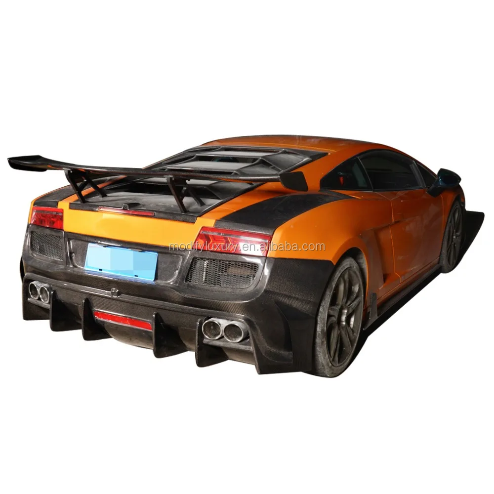 Carbon Fiber Rear Bumper for Lamborghini Gallardo
