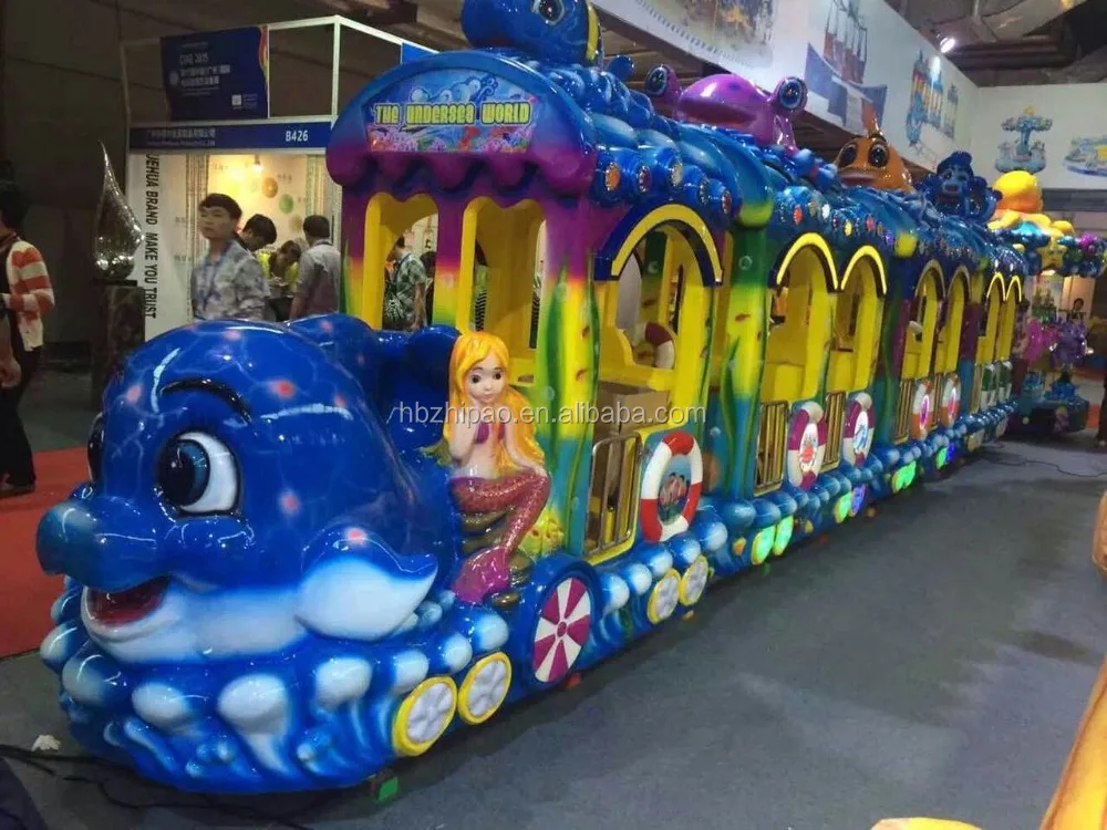 china manufacturer mini trackless electric train rides in amusement theme park