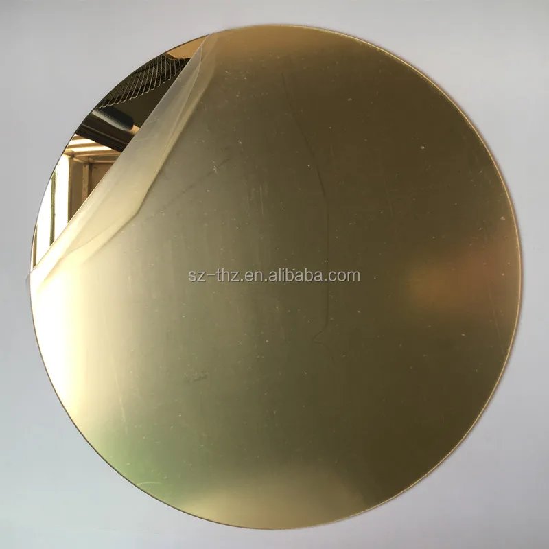 Round Acrylic Mirror Sheets Diameter 300x1mm Thick Home Decor Wall Sticker Home Bathroom Wedding Decoration