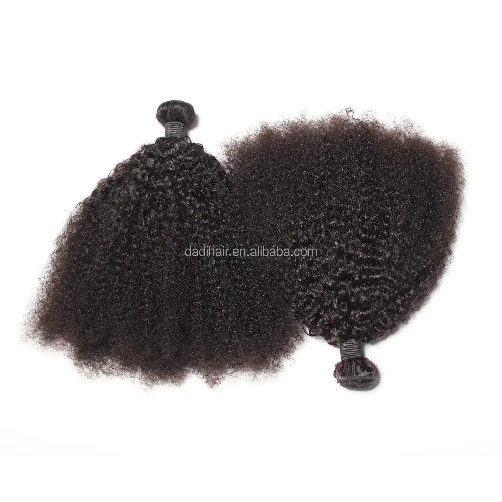 wholesale 7A 8A 9A Grade Large Stock Brazilian Virgin Human Hair Weave Bundles Afro Kinky Curly Hair in xuchang factory