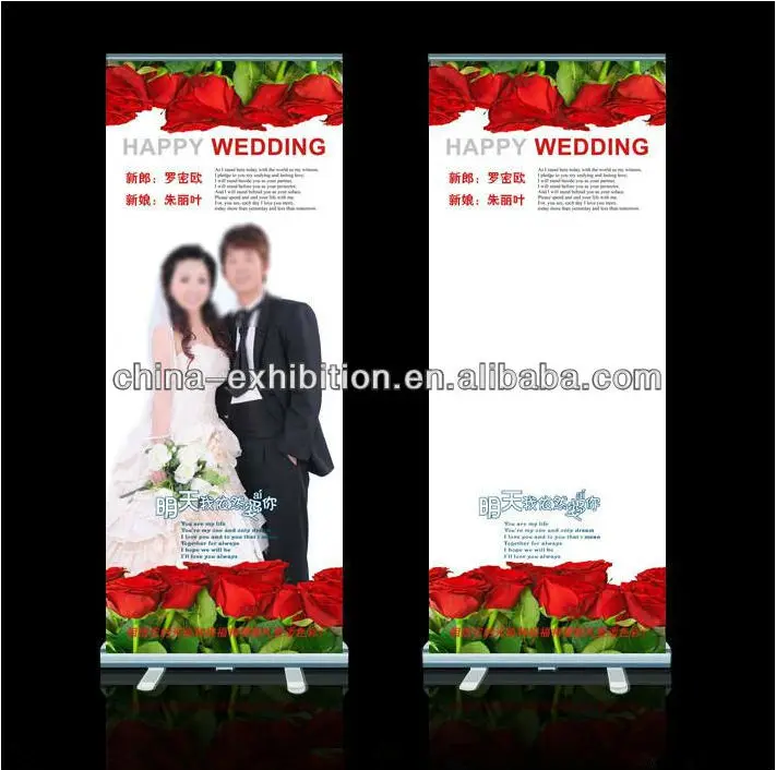 Tianyu Advertising Display Aluminum Roll Up Banner Stand For Trade Show Booth