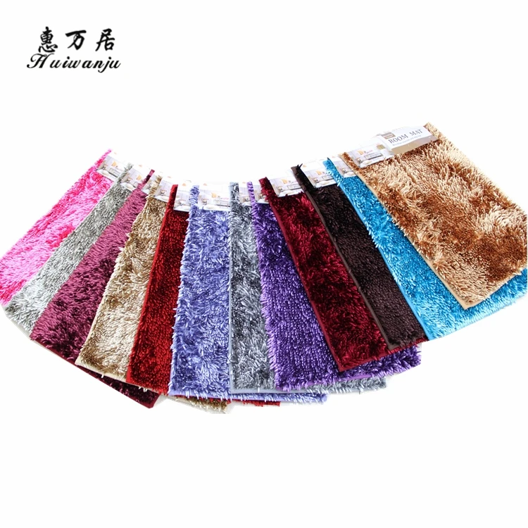 HOT sale custom design various washable chenille rugs for toilet