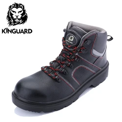 black hammer buffalo leather safety construction acid resistant safety shoes