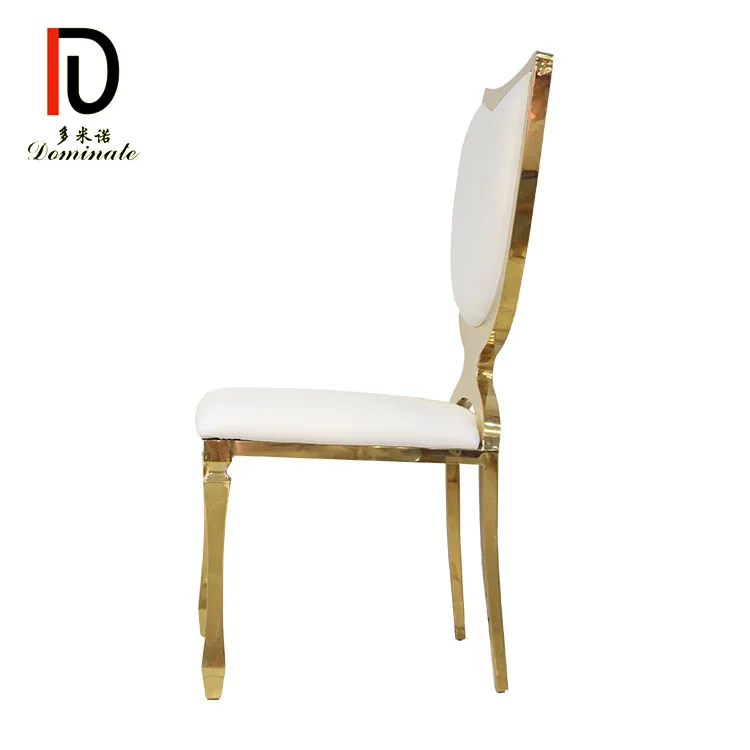 Modern Party Rental Luxury Dining Gold Stacking Chairs