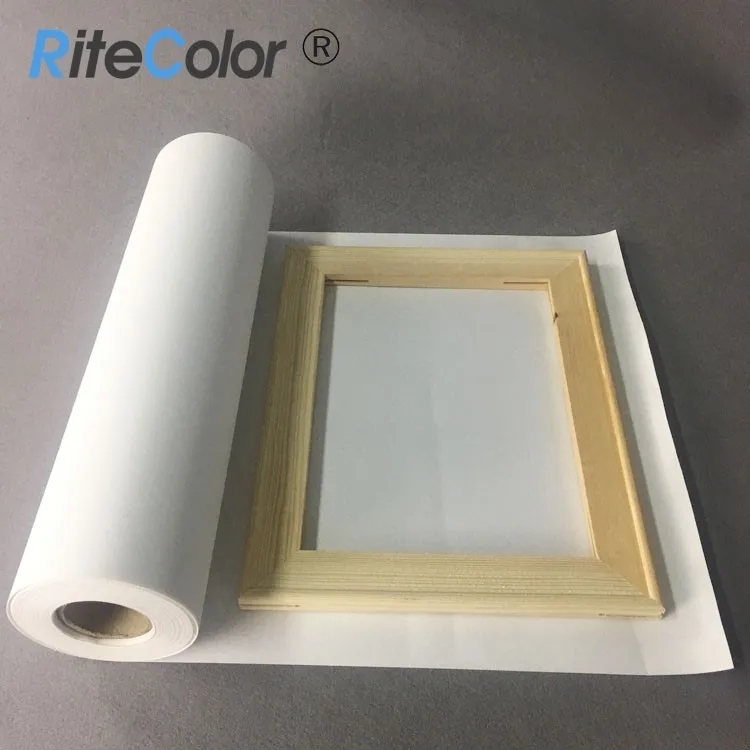 360gsm 44 Inch Matte Photo Printing Aqueous Artist 100% Cotton Inkjet Canvas