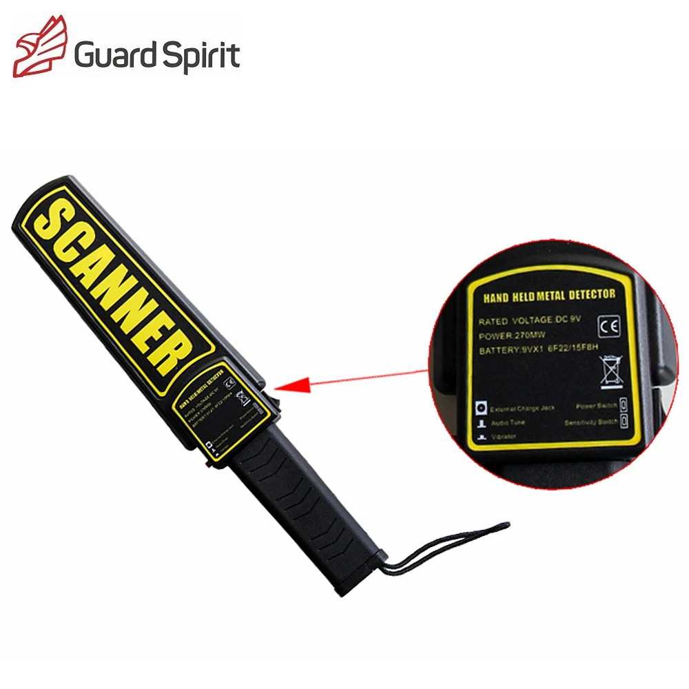 
MD3003B1 GUARD SPIRIT Anti rejection Hand Held Metal Detector 