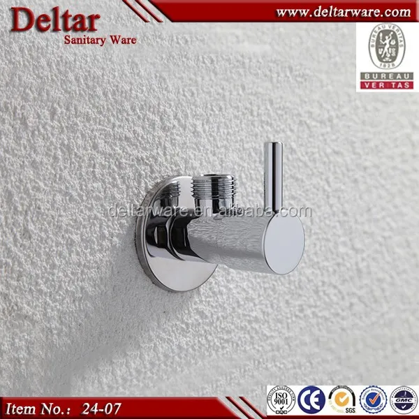 Square brass angle valve make in China, toilet angle valve for sale, bathroom accessories