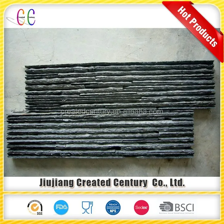 
Water falling cultured slate stone 