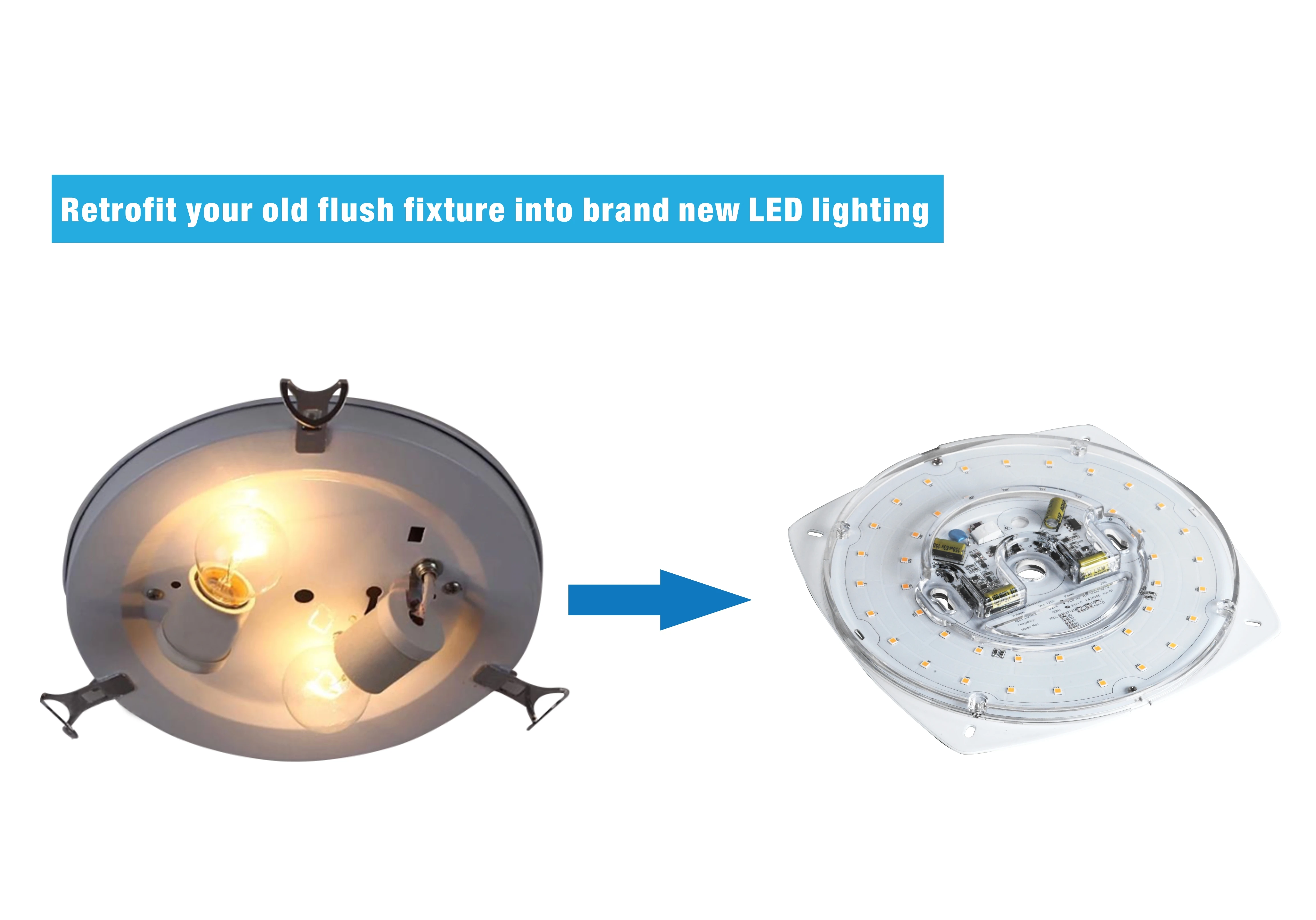 
Vealite under AC120-277V 26w 5.5' UL listed 0-10v dimming DOB round light engine ceiling light led module 