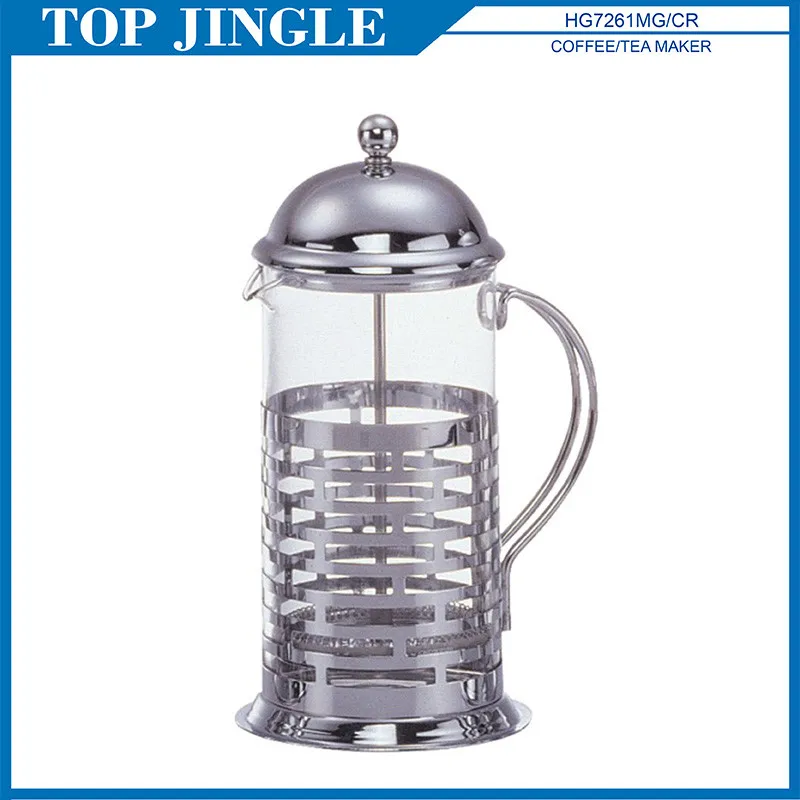 Европейский Стиль Фильтрации Давление Воздуха Стекло Кофейник