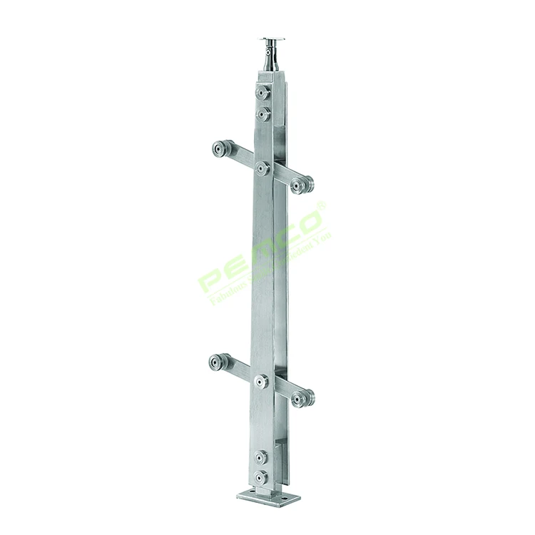 PEMCO ODM OEM Hot Sale Balustrade Mirror Or Satin Finish 304 316 Balcony Clear Stair Handrail