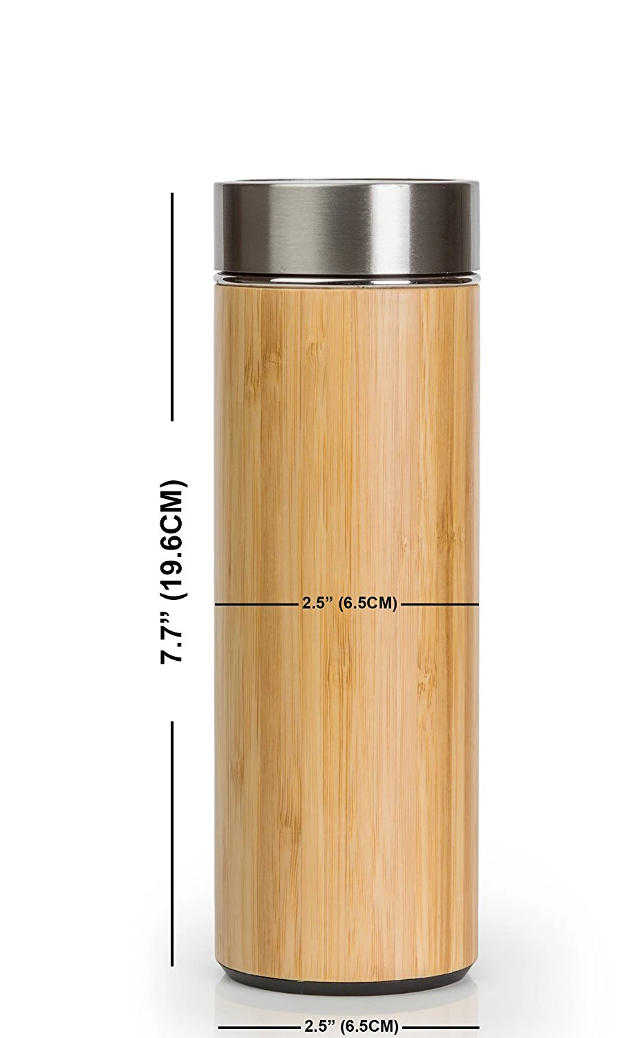 Vacuum Flasks Travel Mug Thermos Cup Insulation Thermal Bottle Double Wall Wooden Coffee Tea Bamboo Stainless Steel bottle