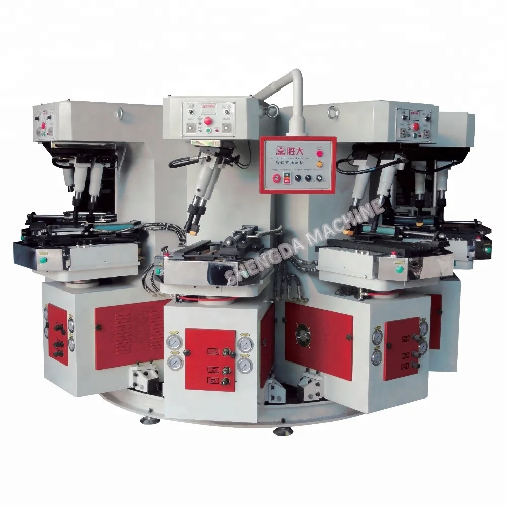 rotary type 8 in 1 safety shoe making machine shoes manufacturing machine automatic rotary shoe machine