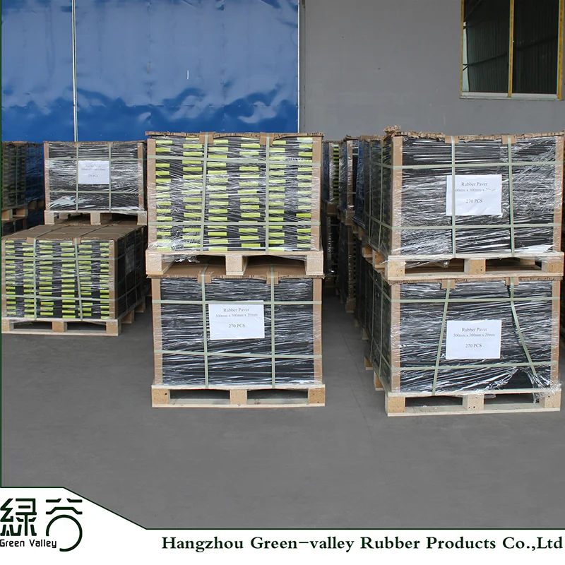 Уличные Тротуарные резиновые плитки, переработанные резиновые Кирпичи, гаражные напольные плитки, оптовая продажа