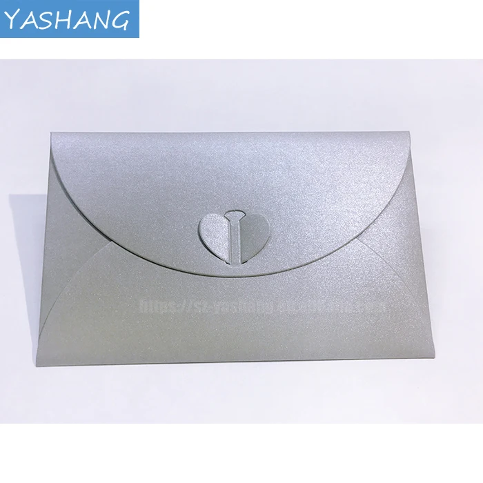 Design pearl paper business invitation pocket custom Paper & Paperboard Printing business envelope
