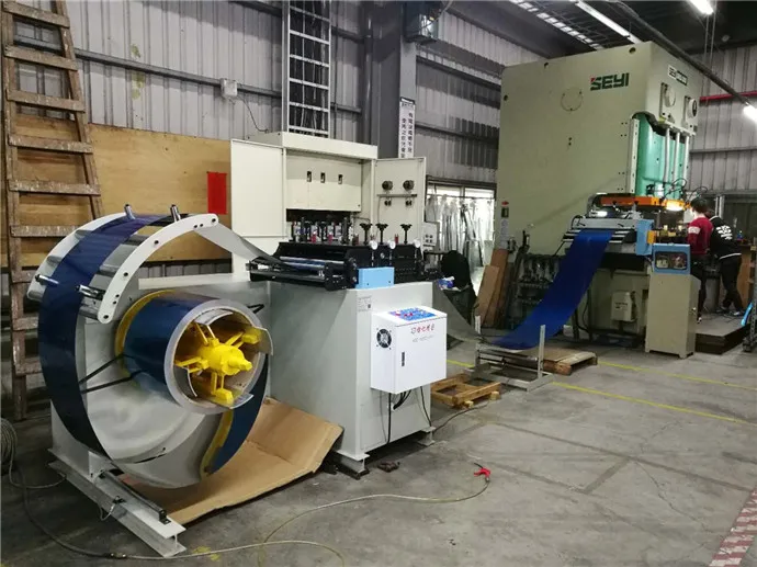 
NC Precision Sheet Metal Roll Straightener leveling Machine with uncoiler thin coil straighten 