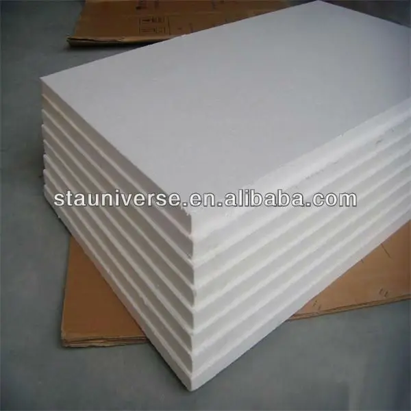 STA Ceramic fiberboard high temperature fire insulation cotton high density aluminum silicate ceramic fiber board