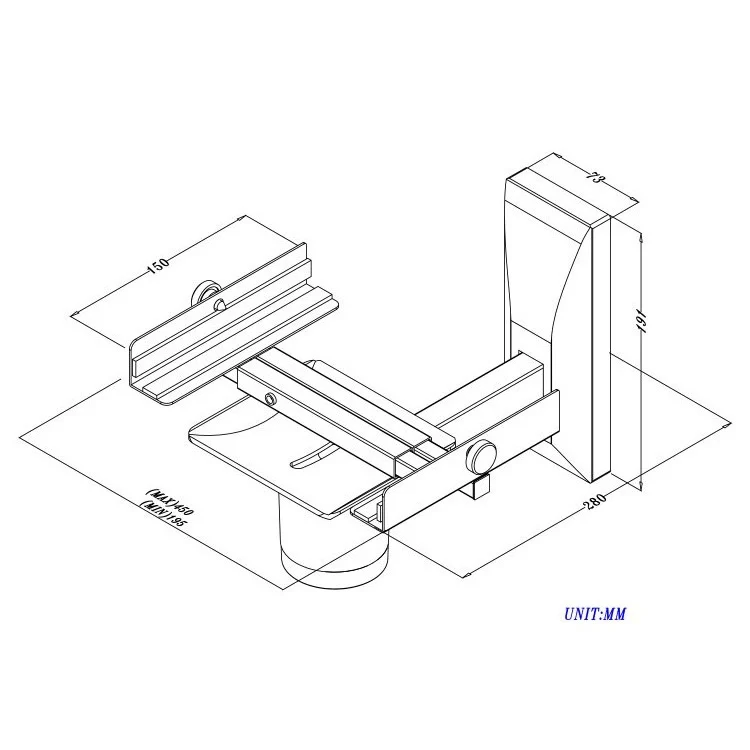 Fashion Classical Model Wide Adjustable Speaker Wall Mount