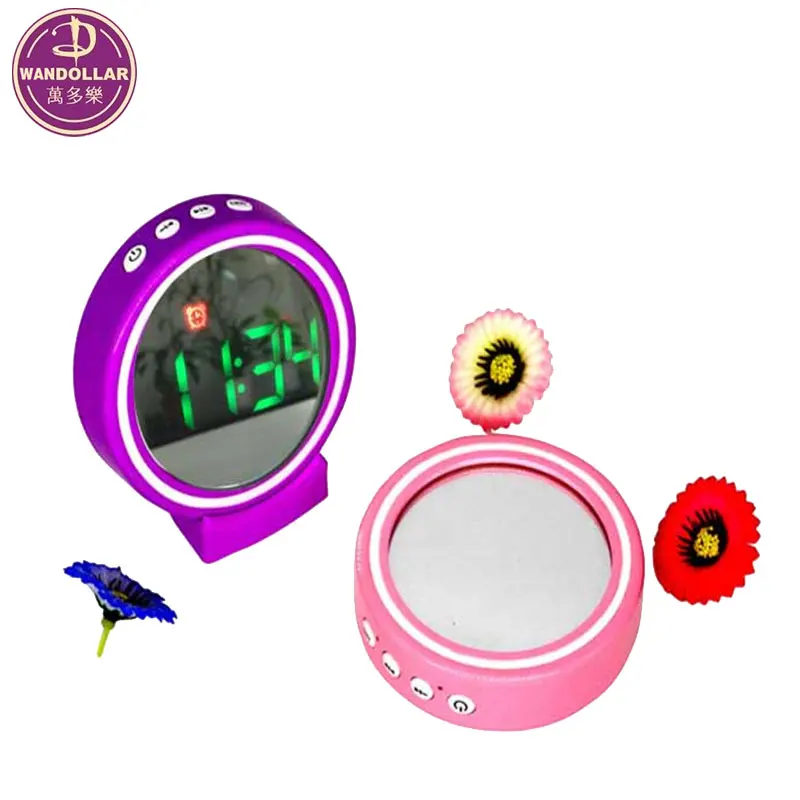 Led Makeup Vanity Mirror Flashing Light Lamp Bluetooth Speaker