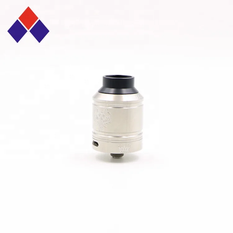 
Electronic cigarette RDA Atomizer Vape 25mm Diameter with POM 810 Drip Tips OEM CNC Processing 
