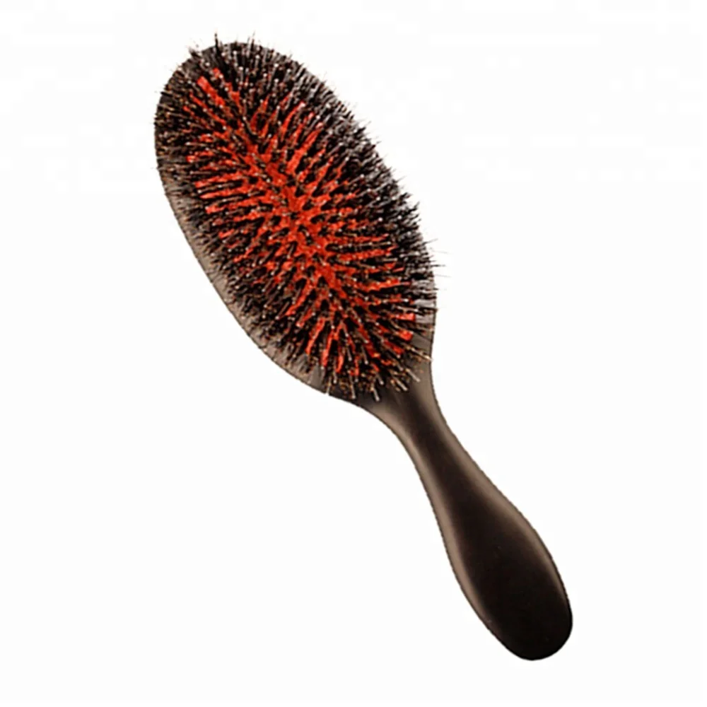 Plastic Anti-static Bristle Nylon HairBrush ABS Paddle Boar Hair Brush