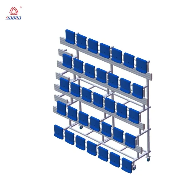 Football soccer stadium seat stadium seating chairs plastic bleacher seats outdoor indoor aluminum sports gym layher grandstand