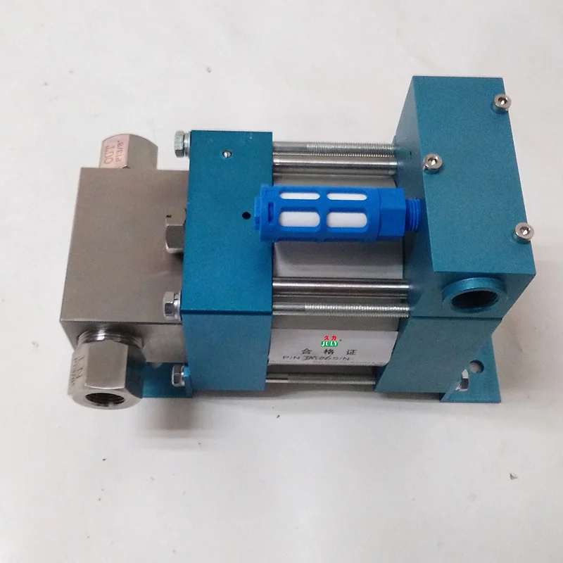 high quality JULY Model M64 500 bar high pressure air driven liquid pump ,mini high pressure air driven liquid pump