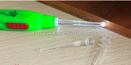 High quality led flashlight earpick , Ear Wax Cleaner Lighting Earpick , Curette ear scoop