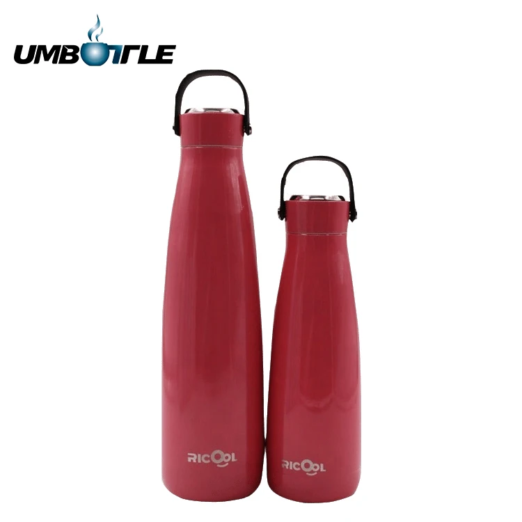 500ml Rubber paint Double wall Stainless Steel Insulated Water Bottle Vacuum Flask thermoses sports bottle