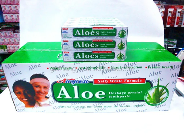 Aloe toothpaste free sample good quality dabur toothpaste