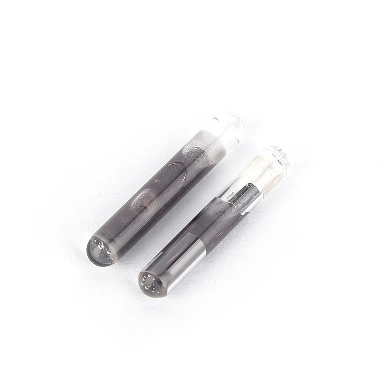 Animal ID Microchip RFID Bioglass Tube Tag Capsule Tag Transponder Microchip Glass Provided Chip Pig Ear Tags Blue 5 Years Farms