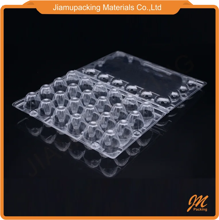 24 cells blister clamshell plastic material quail egg cartons