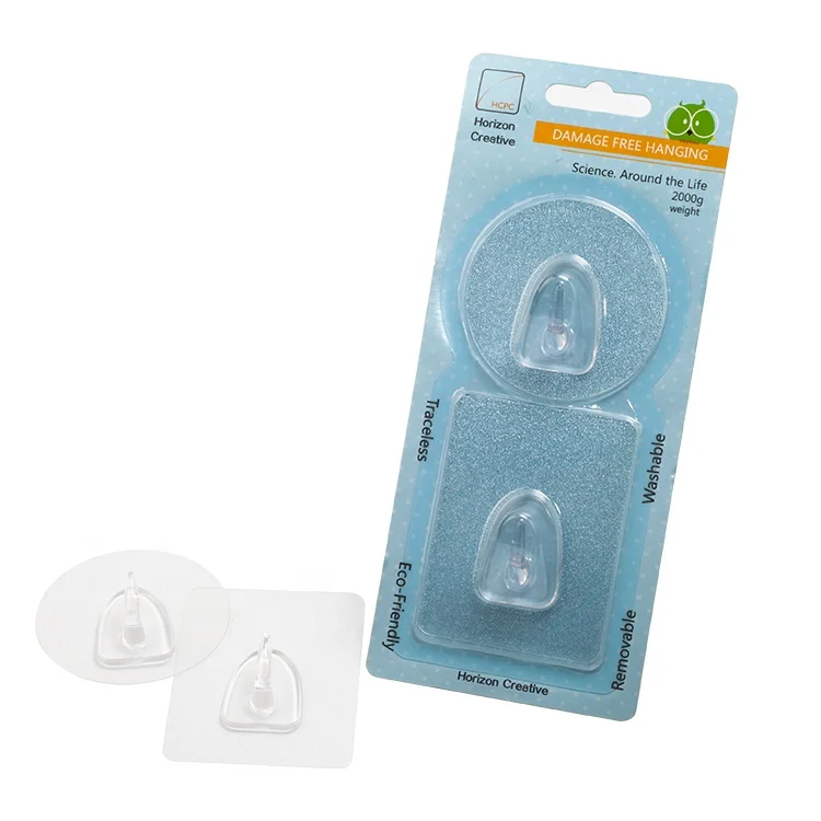 Полиуретановый гель прозрачный съемный без гвоздей сверления крючка клейкая Настенная Наклейка