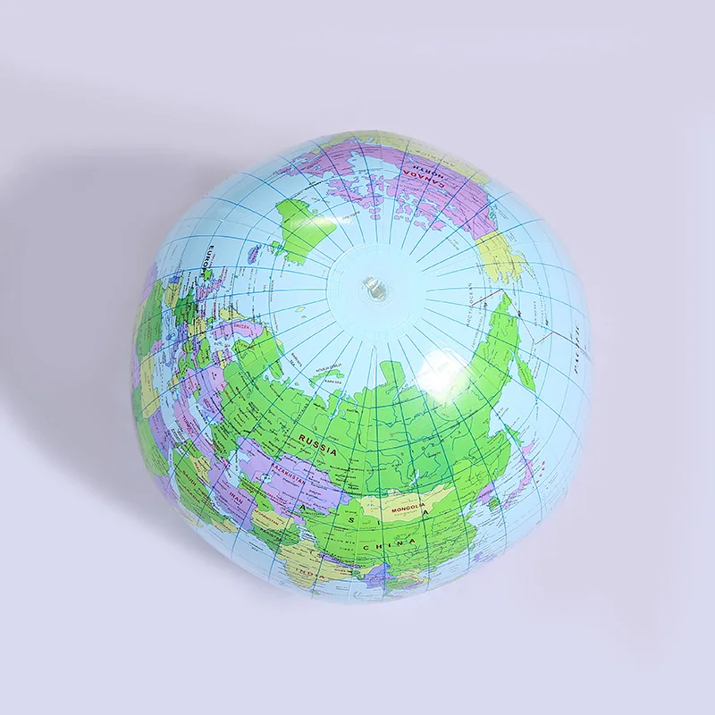 
48 inch inflatable giant glitter glow earth globe custom logo jumbo beach ball 
