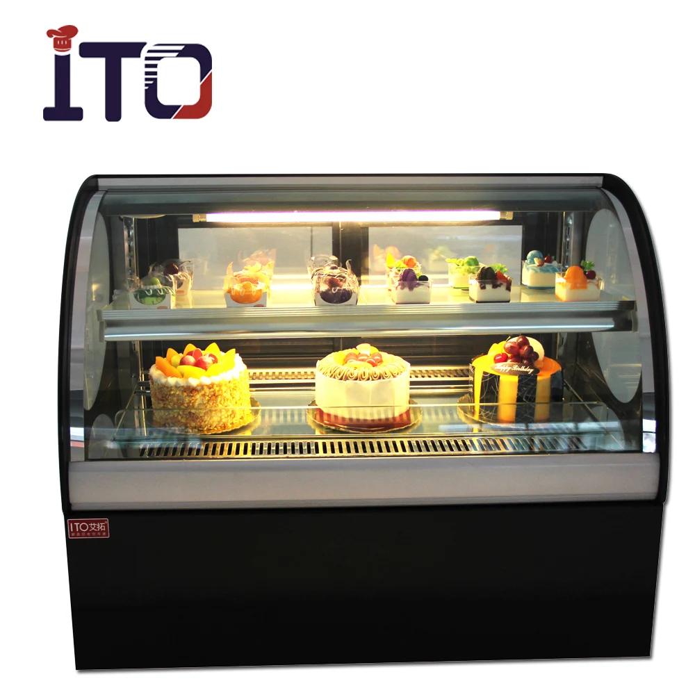 Bakery Refrigerator Cake Refrigerator Glass Door Cake Display Chiller Showcase Freezer Chiller