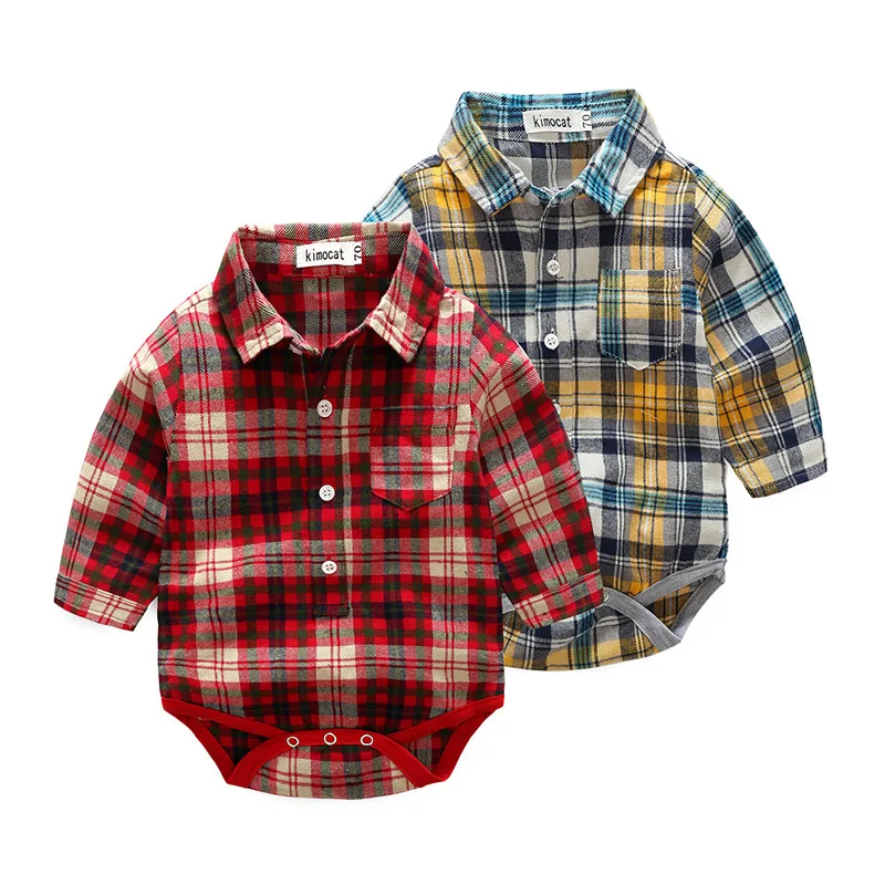 
MJ TAILORED TODDLER BABY INFANT SPREAD COLLAR YELLOW GREEN PLAID FLANNEL SHIRT SET 