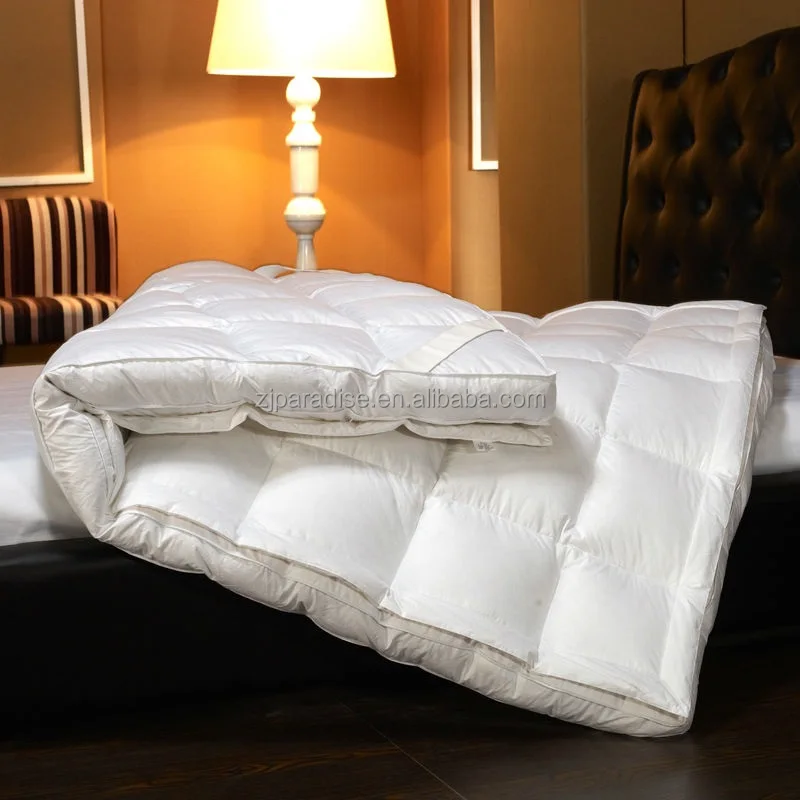 
China manufacturer Luxury 5 Star hotel used super soft and comfortable white goose down mattress 