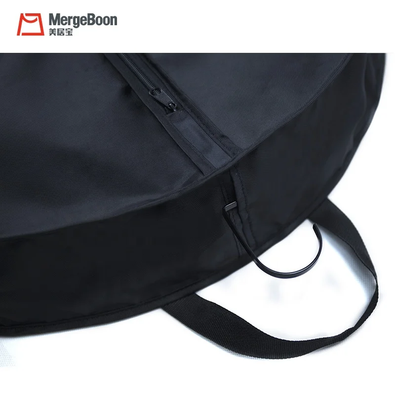 Custom luxury folding coat cover garment suit bag for travel RPET