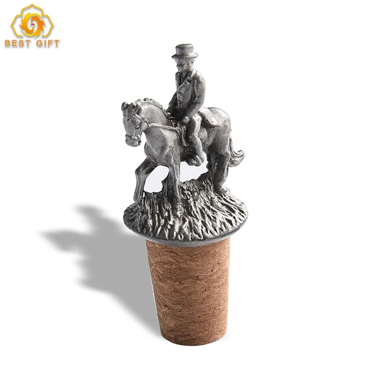 horse shape wine cork stopper custom order