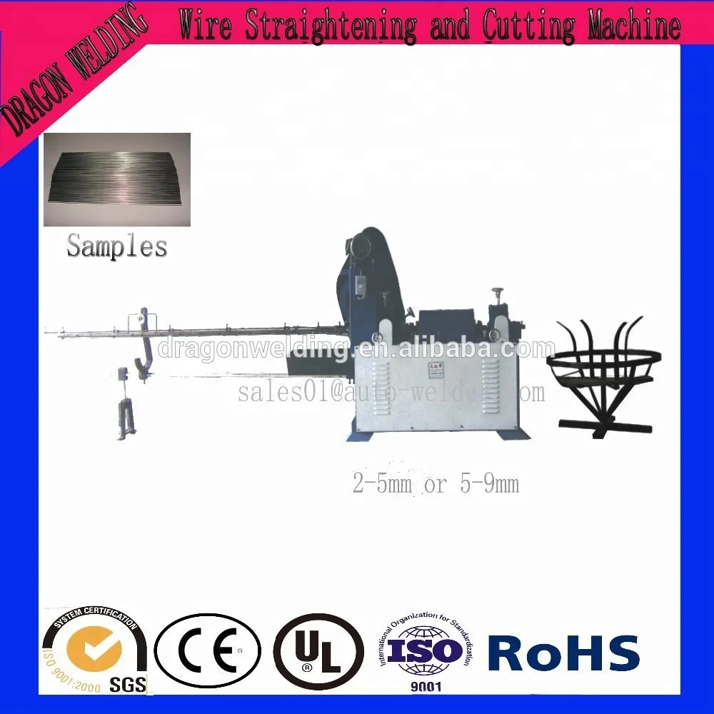1-3mm Automatic Wire Straightening and Cutting Machine Wire Shelf Producing Line