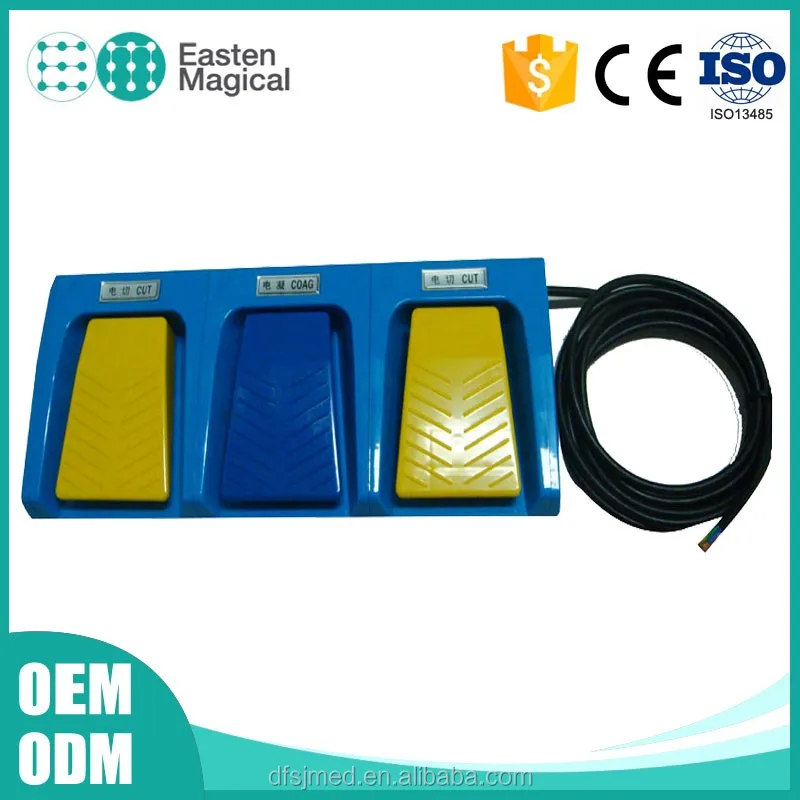 One button foot pedal control medical foot switch for esu unit/foot switch for electrosurgical generator