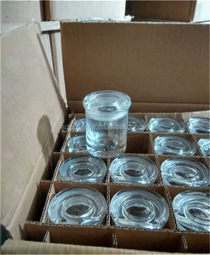 Hot Sales Flat Glass Lid Cylinder Shape 3oz 90ml Glass Candle Jar with Silicon Ring for Candle Making, Empty clear Glass Jar