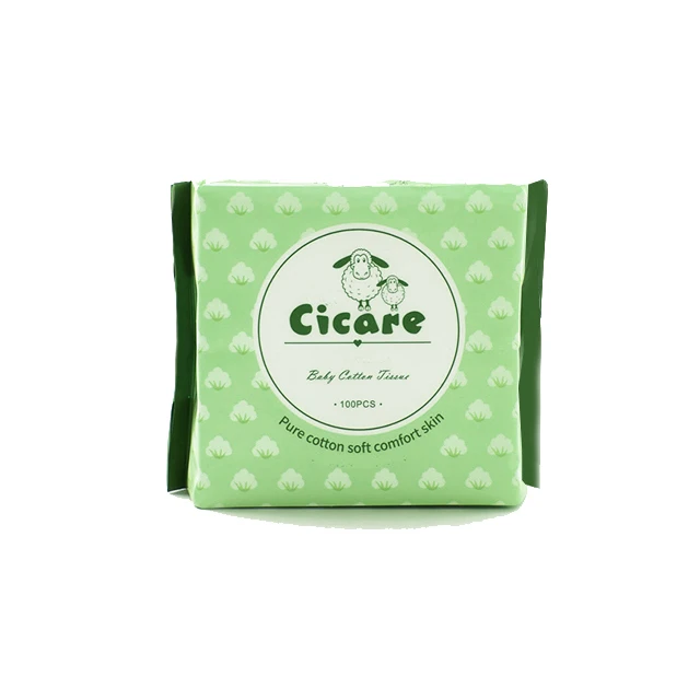
100% cotton Disposable Cleansing Cloths Soft-Spun fabric dry wipe,baby care dry wet wipe 