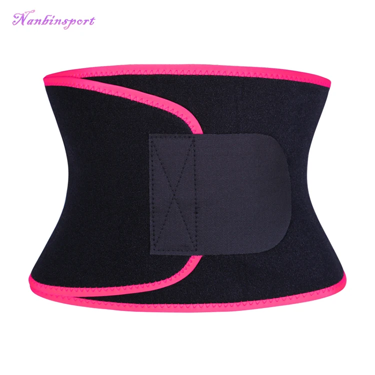 
NANBIN Free Sample Weight Loss Latex Design Sweat Shaper Slimming Belt Plus Size Waist Trimmer Belt 