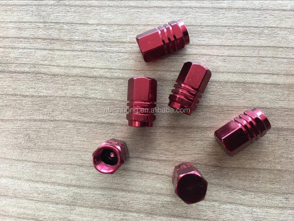 
CNC anodized Colorful Universal Aluminum Alloy Car Tire Valve Caps,Auto Tire valves,Car Accessories 