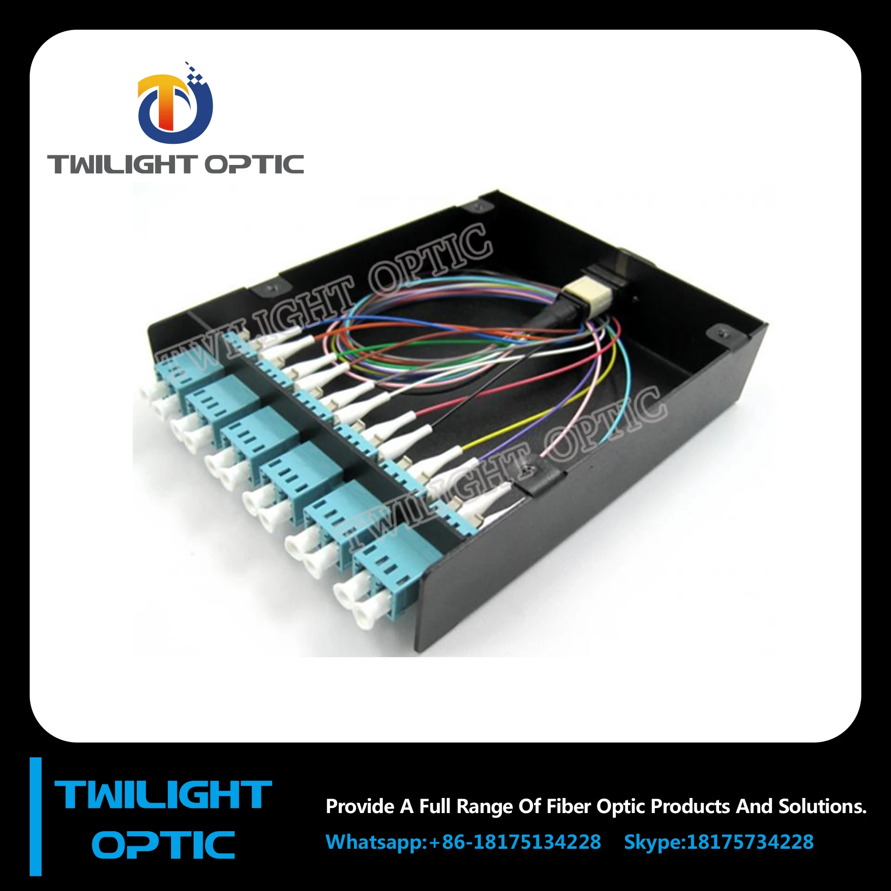 Волоконно-Оптические OM3 MTP/МПО-LC Шасси