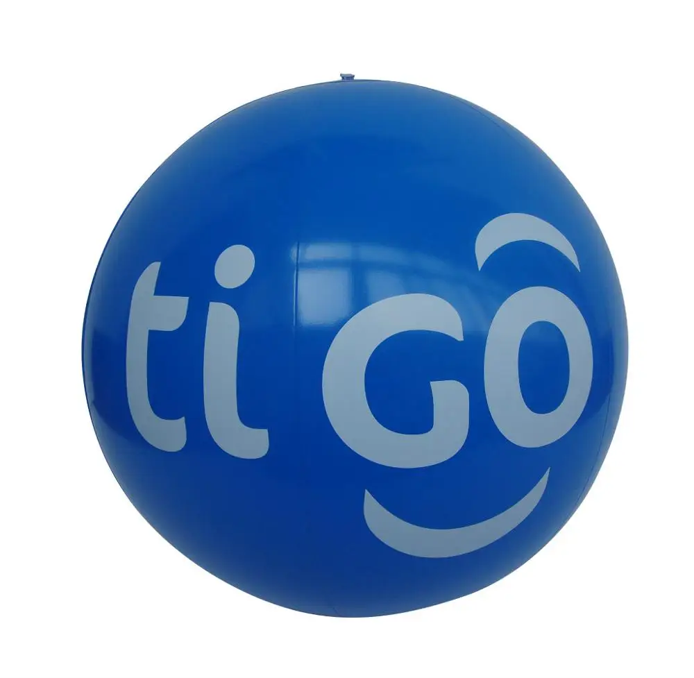 wholesale custom inflatable pvc beach ball with logo printing