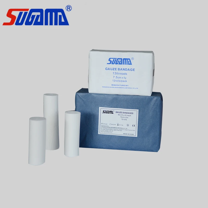 Elastic Cohesive Bandage Manufacturer cotton medical/surgical gauze bandage