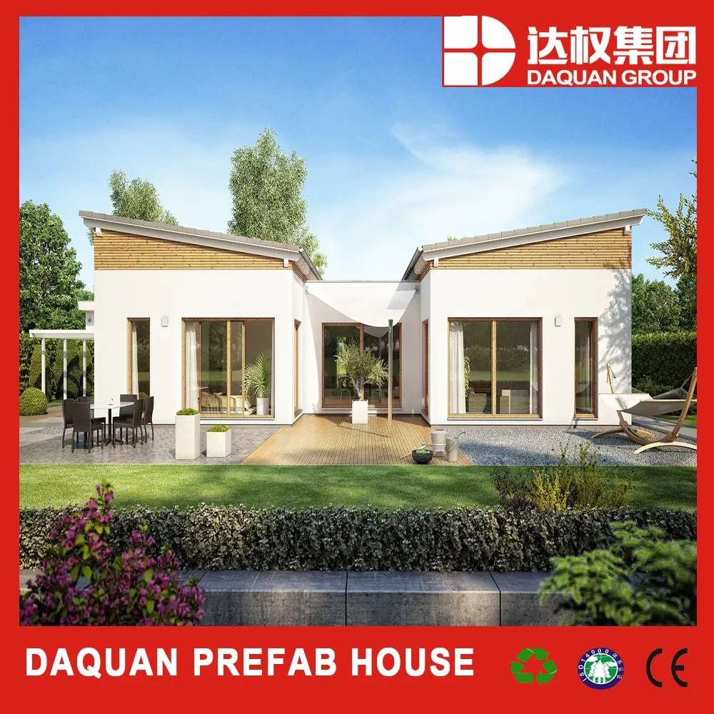 Economic project bamboo prefabricated house for building company