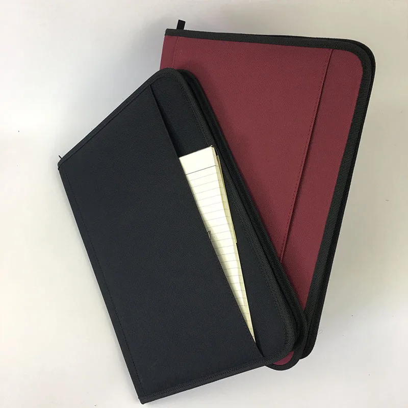 Professional Executive PU Leather Padfolio Organizer Portfolio Folder With Pen Holder, Portfolio File Folder